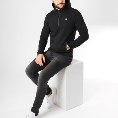 Sweat noir sale le coq sportif