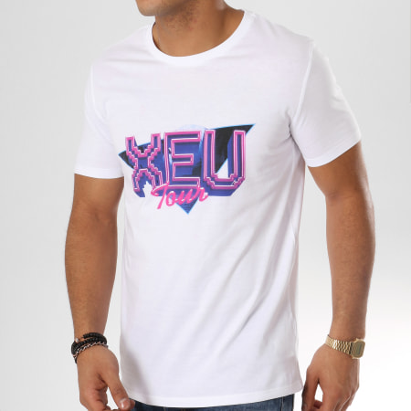 NQNT - Tee Shirt Xeu Tour Pixel 2 Blanc