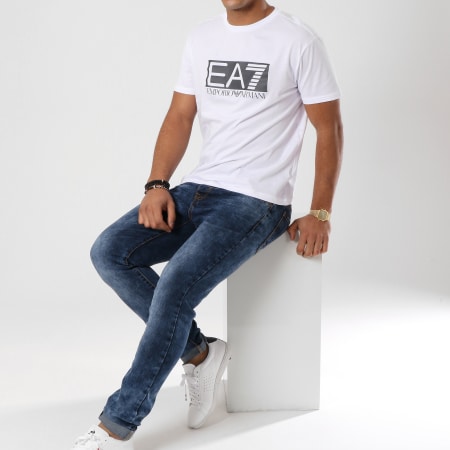 EA7 Emporio Armani - Tee Shirt 3GPT81-PJM9Z Blanc