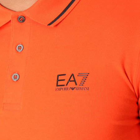 EA7 Emporio Armani - Polo Manches Courtes 3GPF51-PJM5Z Orange