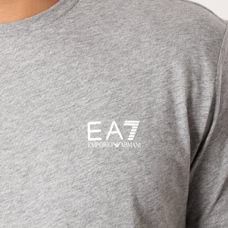 EA7 Emporio Armani - Tee Shirt 3GPT51-PJM9Z Gris Chiné