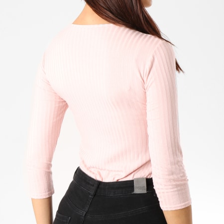 Girls Outfit - Body Manches Longues Femme 843 Rose