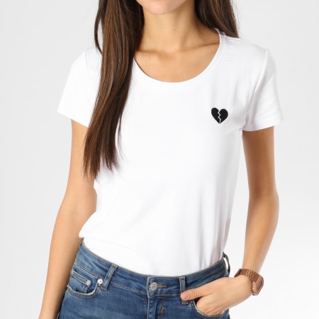 Project X Paris - Tee Shirt Femme F181023 Blanc