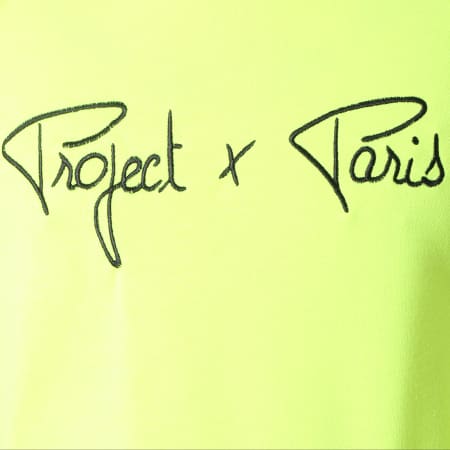Project X Paris - Sweat Capuche 88182232 Jaune Fluo