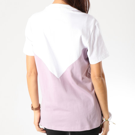 Adidas Originals - Tee Shirt Femme DU8477 Lila Blanc Noir