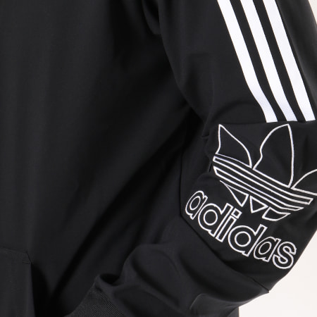 Adidas Originals - Veste Zippée Capuche Outline DX3853 Noir