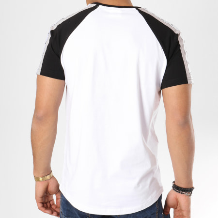 304 Clothing - Tee Shirt Oversize Avec Bandes Brooklyn Blanc