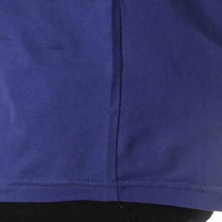 304 Clothing - Tee Shirt Oversize 3 Panel Avec Bandes Bleu Marine Blanc Rouge