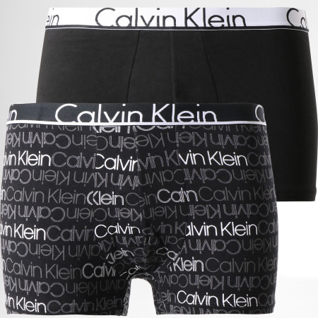 Calvin Klein - Lot De 2 Boxers NU8643A Noir Blanc