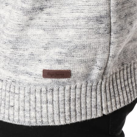 Pepe Jeans - Pull Oscare Gris Chiné