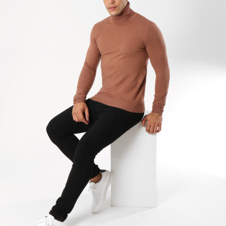 Uniplay - Pull Col Roulé CT003 Camel