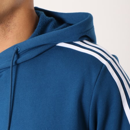 Adidas Originals - Sweat Capuche Bandes Brodées Outline DX3851 Bleu Ciel Blanc