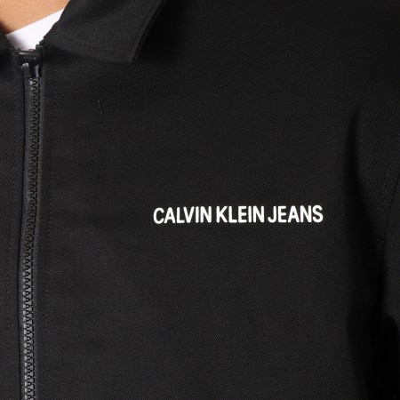 Calvin Klein - Veste Zippée Institutional Logo 0444 Noir