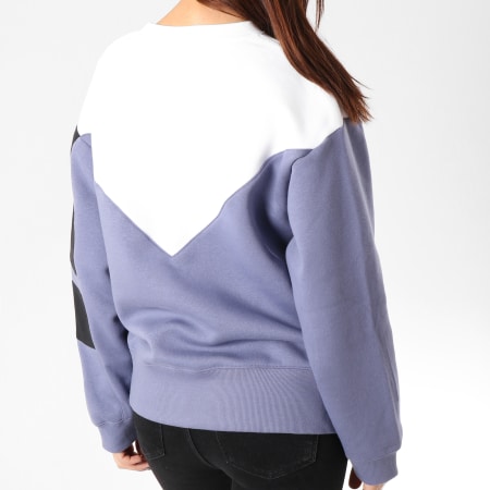Adidas Originals - Sweat Crewneck Femme Sweater DU8474 Lilas Blanc Noir