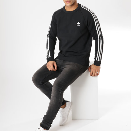 Adidas Originals - Pull Knit DH5754 Noir Blanc