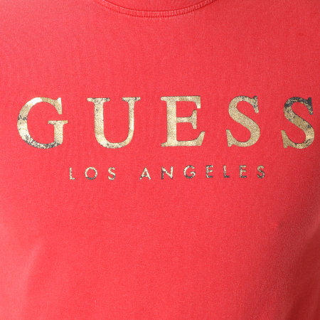 Guess - Tee Shirt M91I37J1300 Rouge