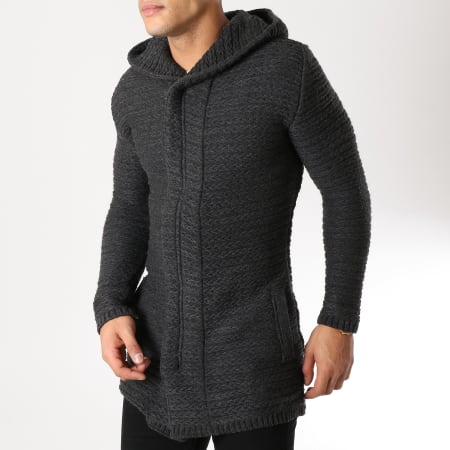 Ikao - Gilet Capuche F269 Gris Anthracite