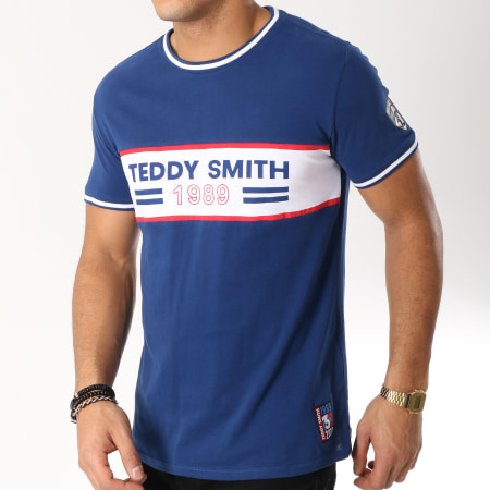 Teddy Smith - Tee Shirt Borneo Bleu Marine