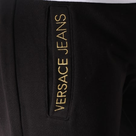 Versace Jeans Couture - Pantalon Jogging Baroque A2GSB1FC Noir Doré