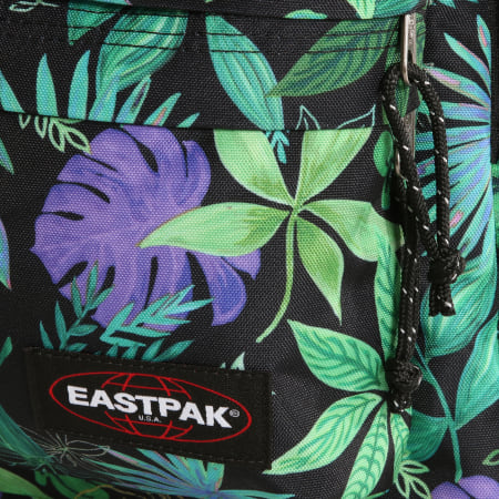Eastpak - Sac A Dos Dodger Noir Vert Floral