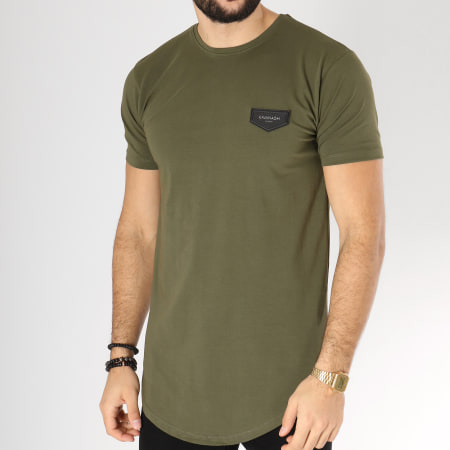 Gianni Kavanagh - Tee Shirt Oversize Core Vert Kaki