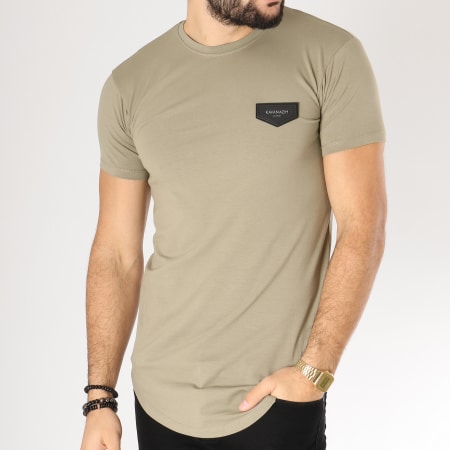 Gianni Kavanagh - Tee Shirt Oversize Core Vert Kaki