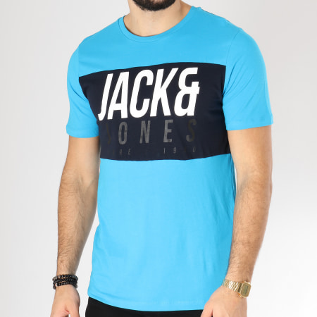 Jack And Jones - Tee Shirt Jonas Bleu Clair