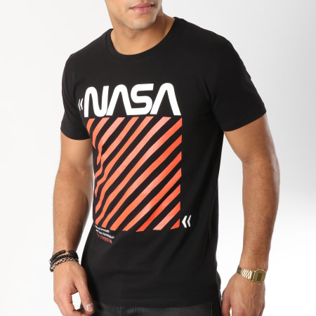 NASA - Tee Shirt Caution Noir