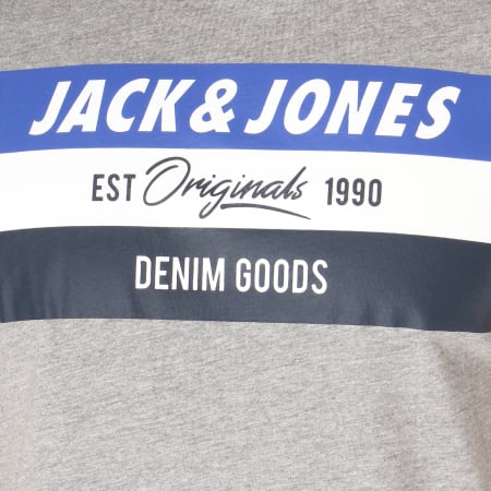 Jack And Jones - Tee Shirt Shake Downs Gris Chiné
