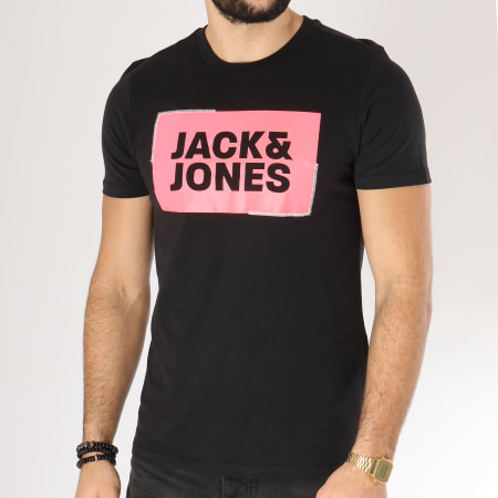 Jack And Jones - Tee Shirt Tukano Noir Rose