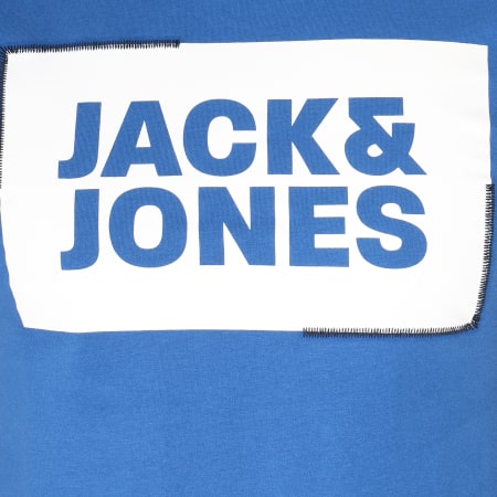 Jack And Jones - Tee Shirt Tukano Bleu Clair Blanc
