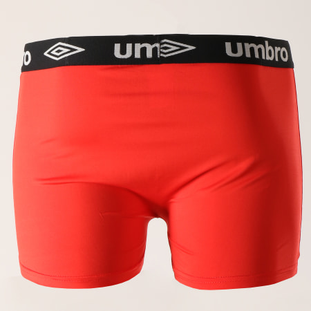 Umbro - Boxer Uni Rouge Noir