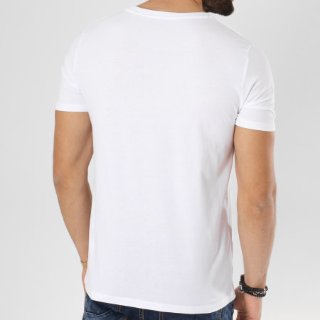 OhMonDieuSalva - Tee Shirt Abat La Hess Logo Blanc Vert