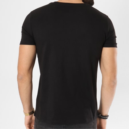 OhMonDieuSalva - Tee Shirt Abat La Hess Box Logo Noir Doré
