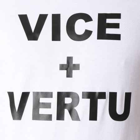 Swift Guad - Tee Shirt Vice Et Vertu Blanc