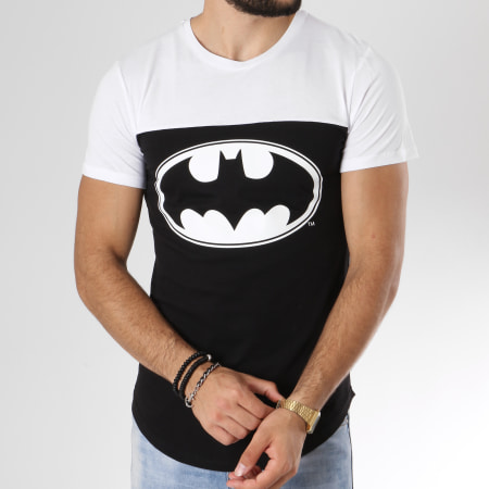 DC Comics - Tee Shirt Oversize Logo Noir Blanc