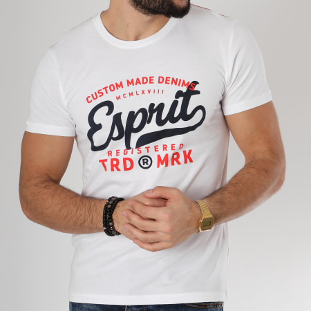 Esprit - Tee Shirt 999EE2K800 Blanc