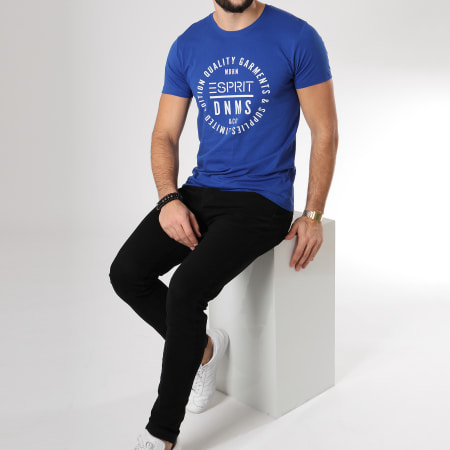 Esprit - Tee Shirt 999EE2K800 Bleu Roi