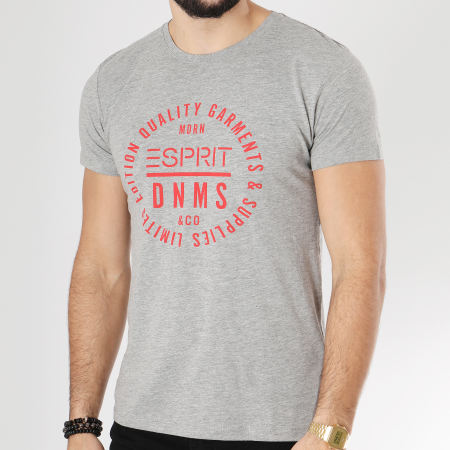 Esprit - Tee Shirt 999EE2K801 Gris Chiné