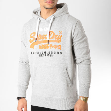 Superdry Sweat Capuche Premium Goods Tri Infill M20053TR Gris Chine LaBoutiqueOfficielle