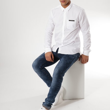 Versace Jeans Couture - Chemises Manches Longues Tup202 B1GTA6S1 Blanc