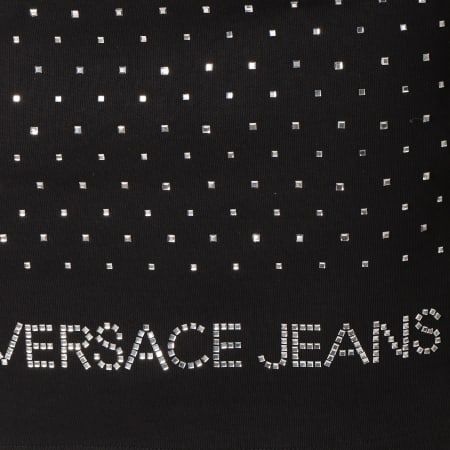 Versace Jeans Couture - Robe Femme Bis Stude 2 Noir Argenté