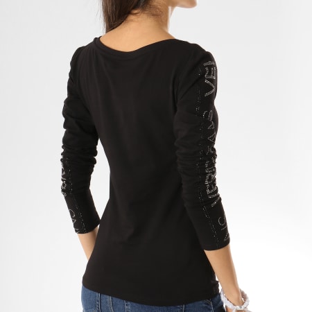 Versace Jeans Couture - Tee Shirt Manches Longues Femme B2HTA7T7-30107 Noir 