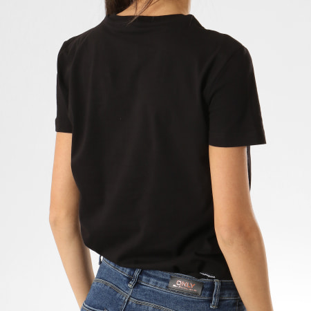 Versace Jeans Couture - Tee Shirt Femme B2HTA7S9-36257 Noir Doré