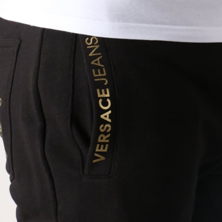 Versace Jeans Couture - Pantalon Jogging Tup313 A2GTA1FF Noir Doré