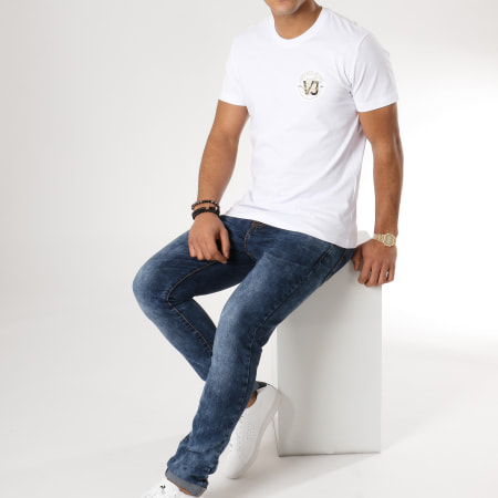 Versace Jeans Couture - Tee Shirt Print 26 Blanc