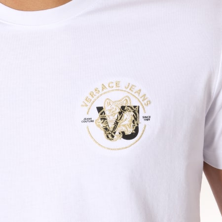 Versace Jeans Couture - Tee Shirt Print 26 Blanc