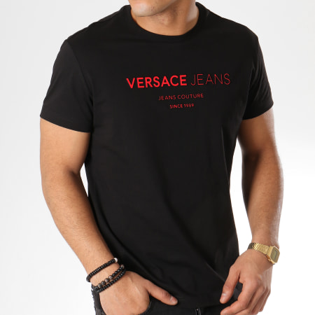 Versace Jeans Couture - Tee Shirt Print 37 B3GTA71D Noir