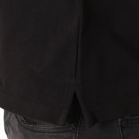 Versace Jeans Couture - Polo Manches Courtes B3GTA7P1 Noir Blanc Doré