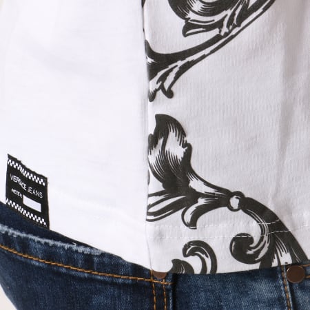 Versace Jeans Couture - Tee Shirt Print 14 B3GTA75E Blanc